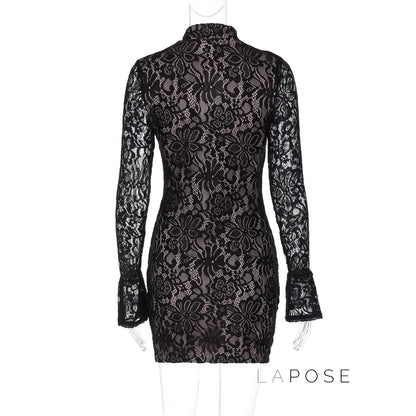 Riley Lace Bodycon Midi Dress