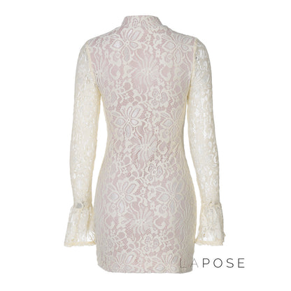 Riley Lace Bodycon Midi Dress
