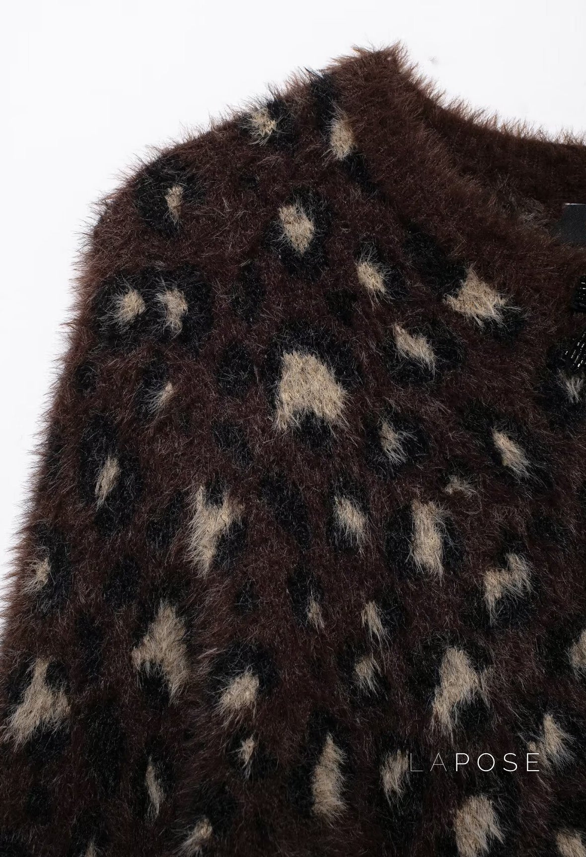 Roisin Leopard Bow Knit Cardigan