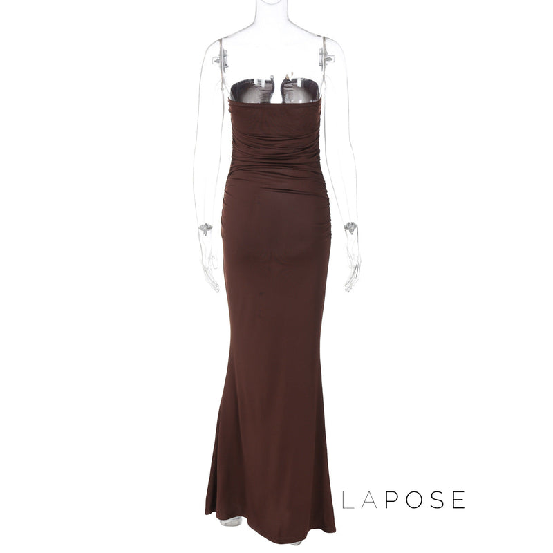 Sadee Strapless Bodycon Maxi Dress