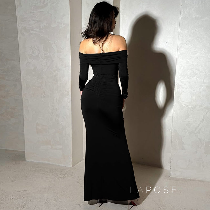Swara Off-shoulder Tie Waist Dress