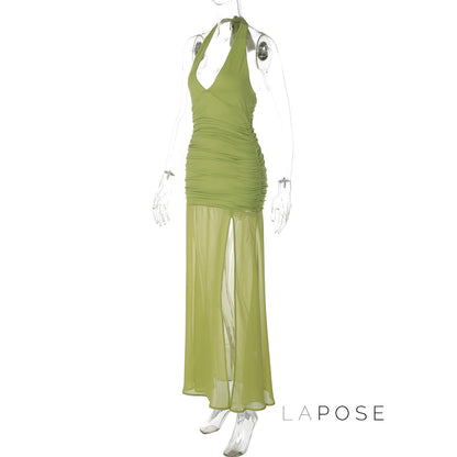 Vittoria Halter Maxi Dress