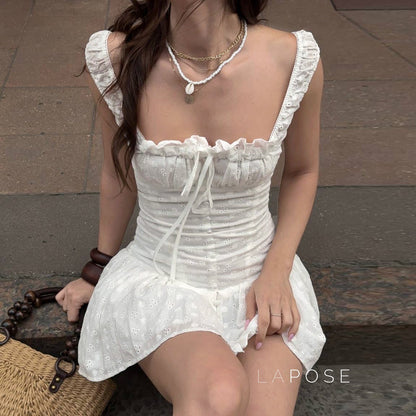 Wilhelmina Jacquard Mini Dress