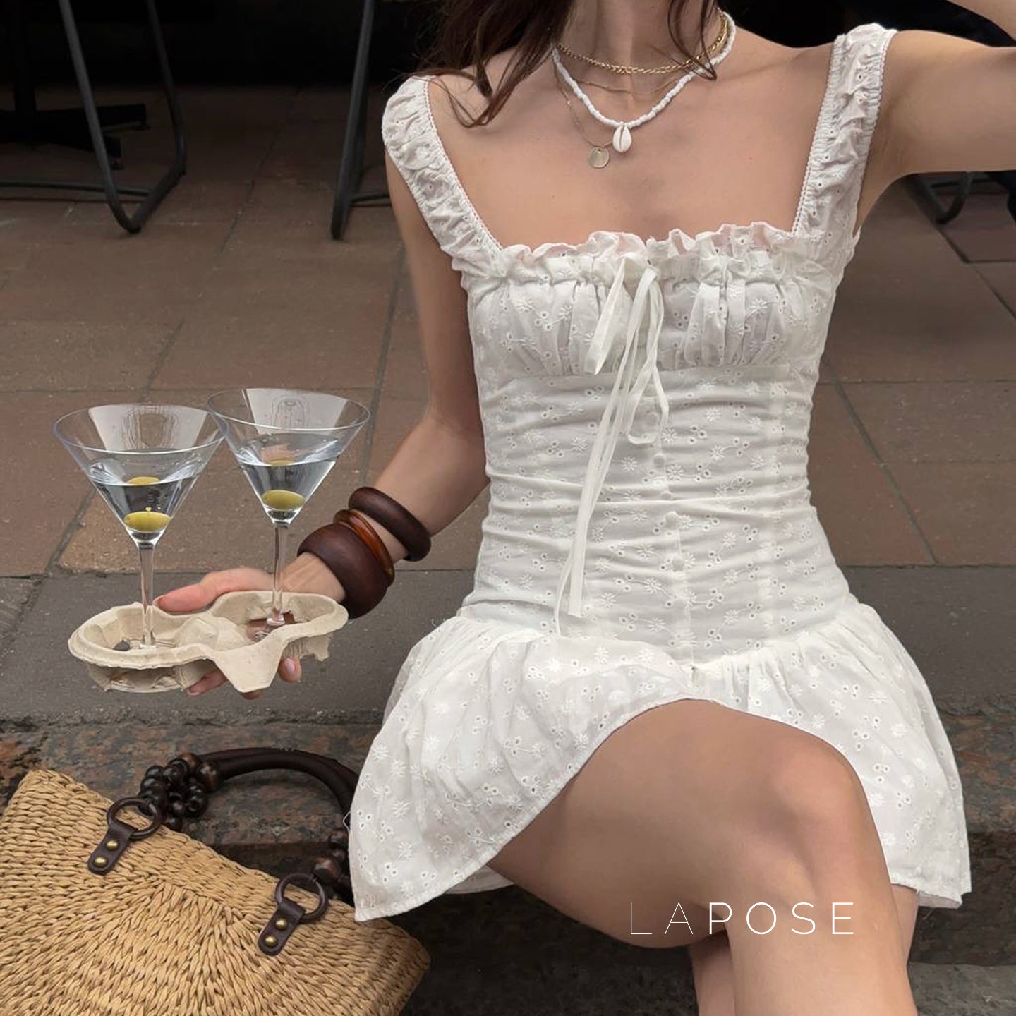 Wilhelmina Jacquard Mini Dress