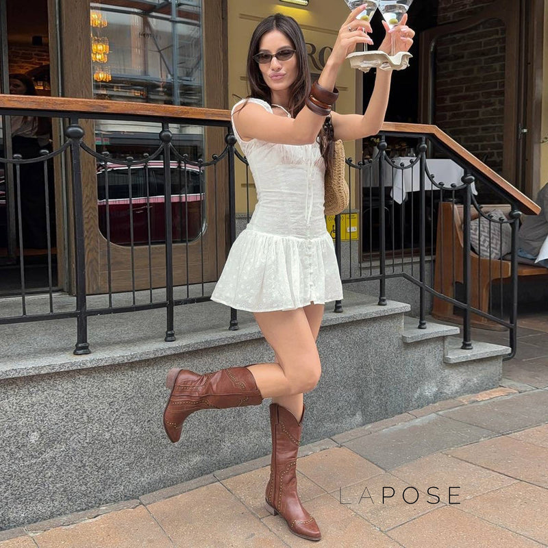 Wilhelmina Jacquard Mini Dress