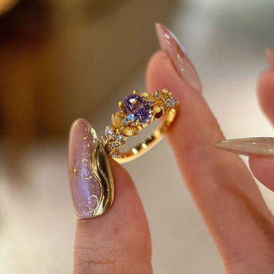 Lavender Rococo Ring