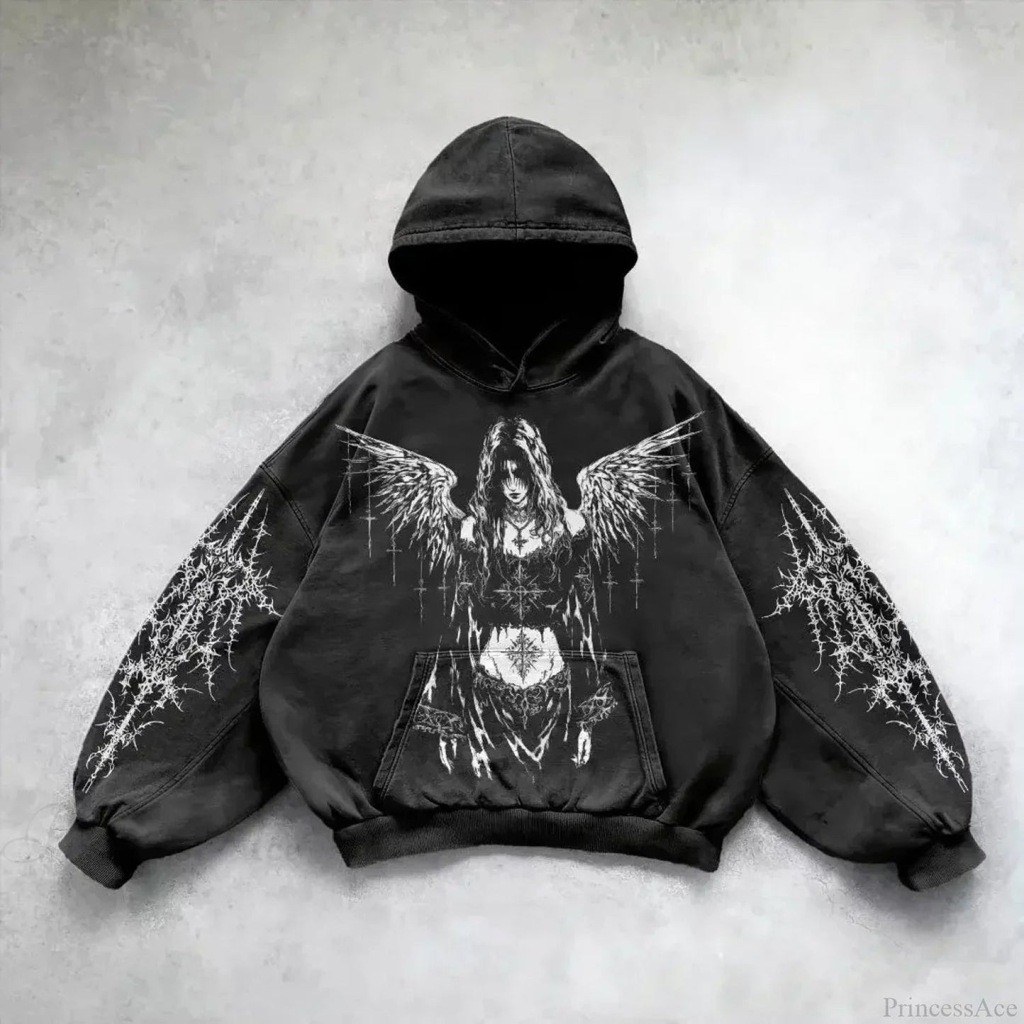 Leaf Camouflage Loose Sweatshirt Hoodie