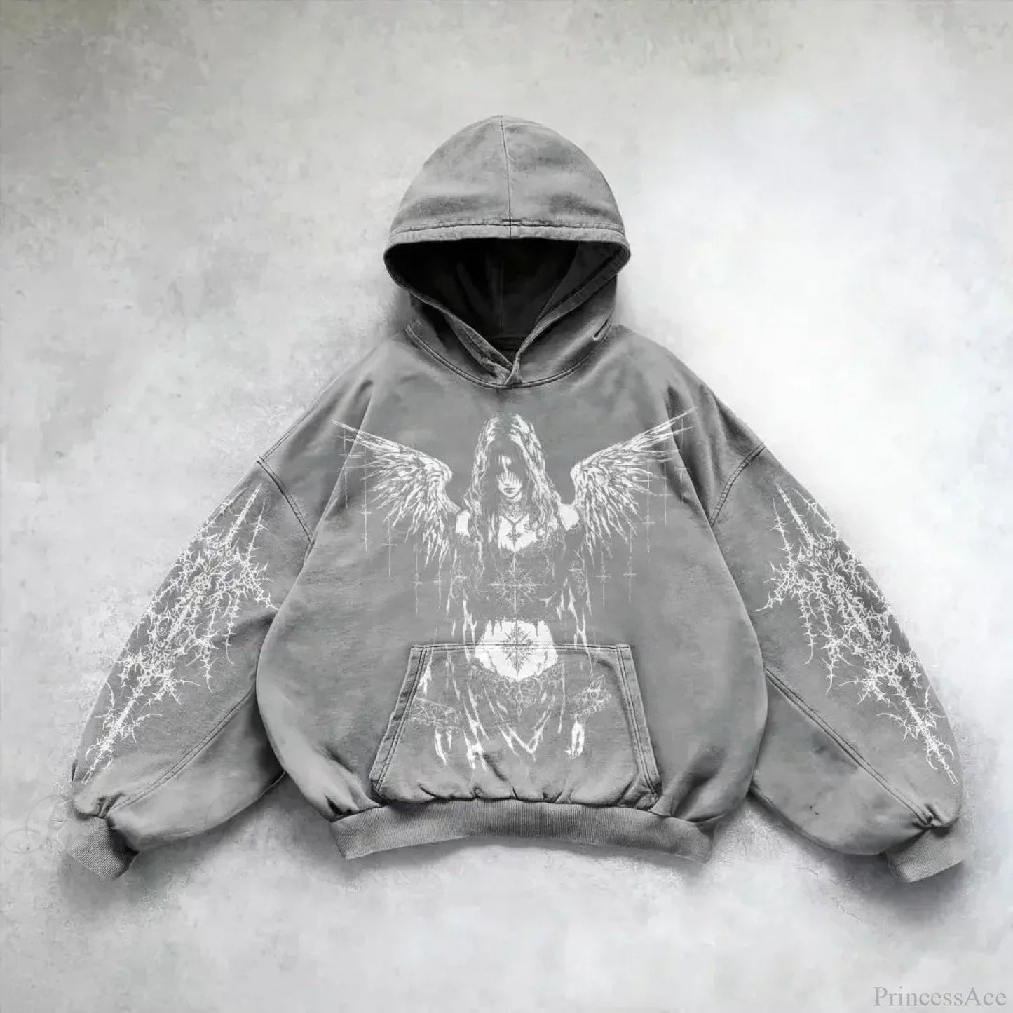 Leaf Camouflage Loose Sweatshirt Hoodie