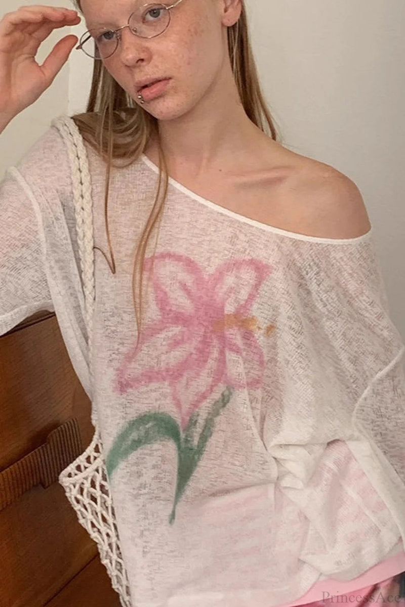 Lightweight Sun Protection Loose Slouchy Blouse