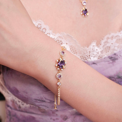 Lilac Butterfly Bracelet