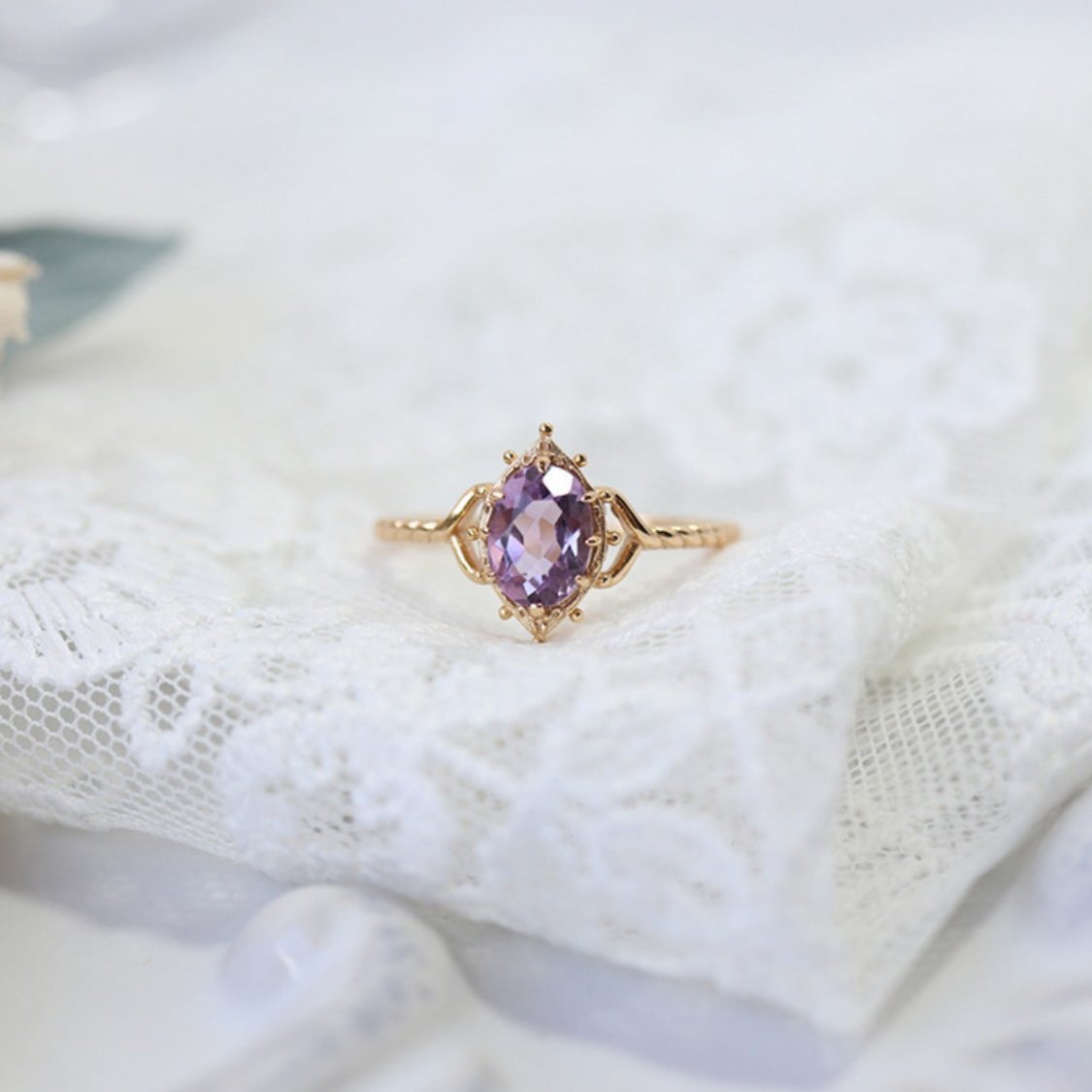 Lilac Lustre Ring