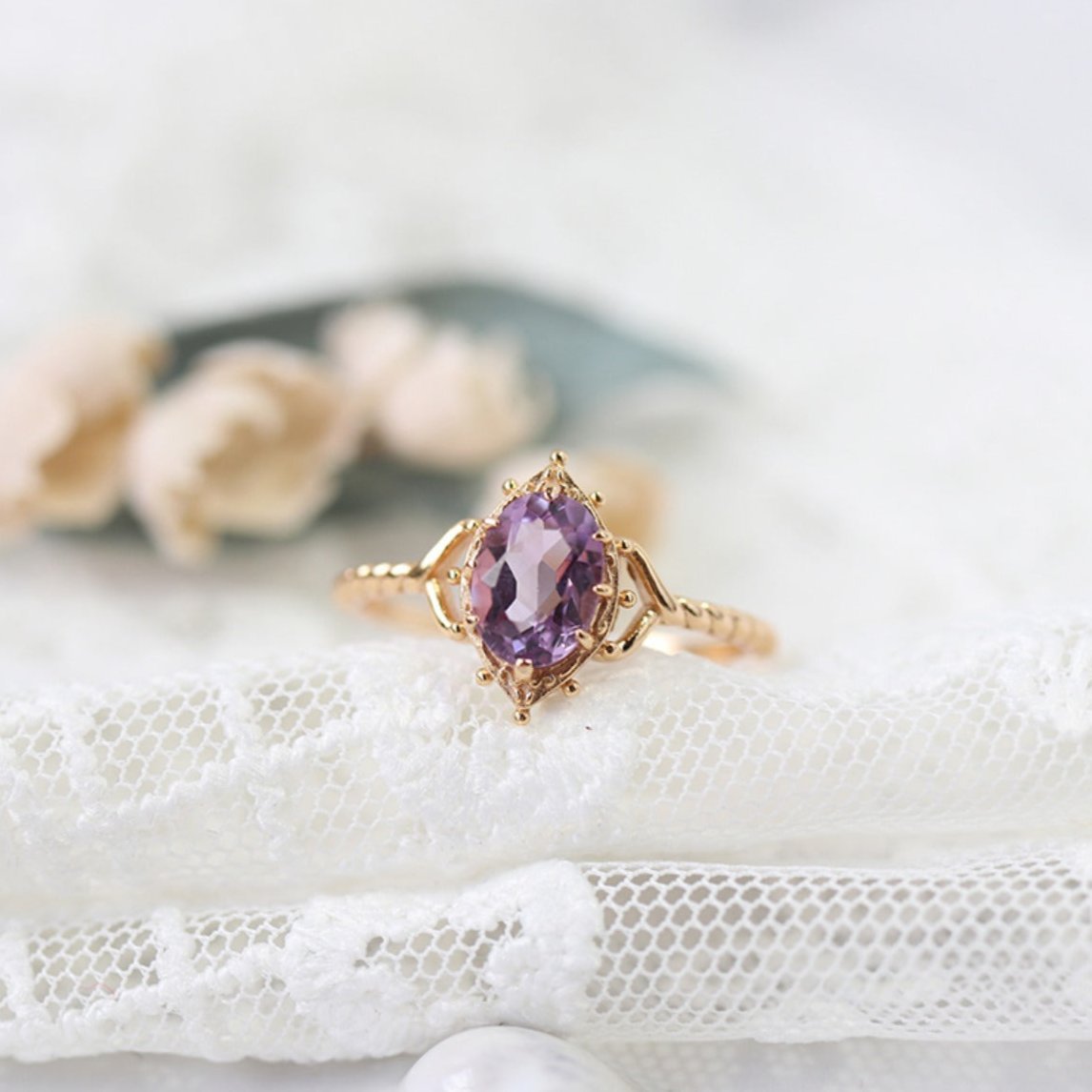 Lilac Lustre Ring