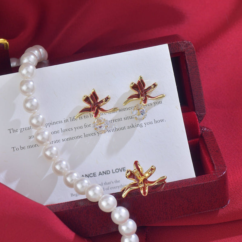 Lily of Burgundy Ring