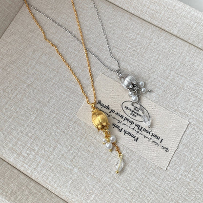 Lily of the Valley Necklace in Gold