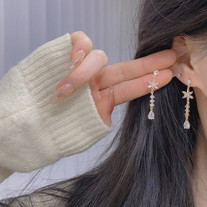 Lumine Flower Drop Earrings