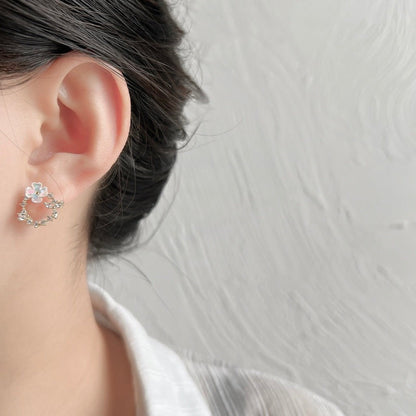 Lunaria Stud Earrings