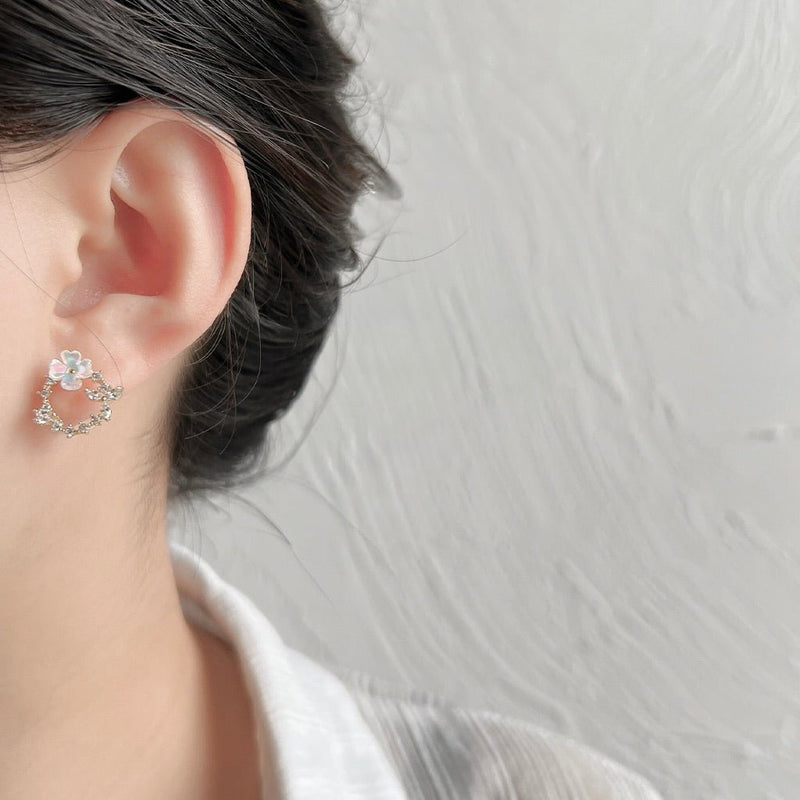 Lunaria Stud Earrings