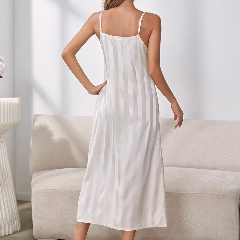 Two Pieces Dress and Cardigan Pajama Sets