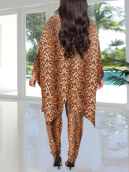 Batwing Sleeve Tie Dye Pants Set At9072