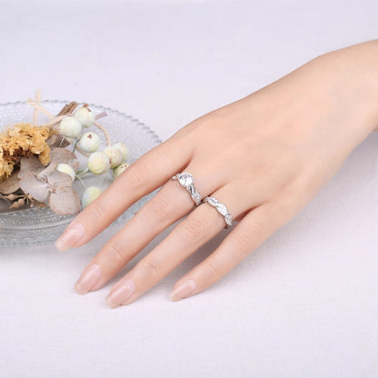 Eternal Infinity Enchantment Crystal Ring Set