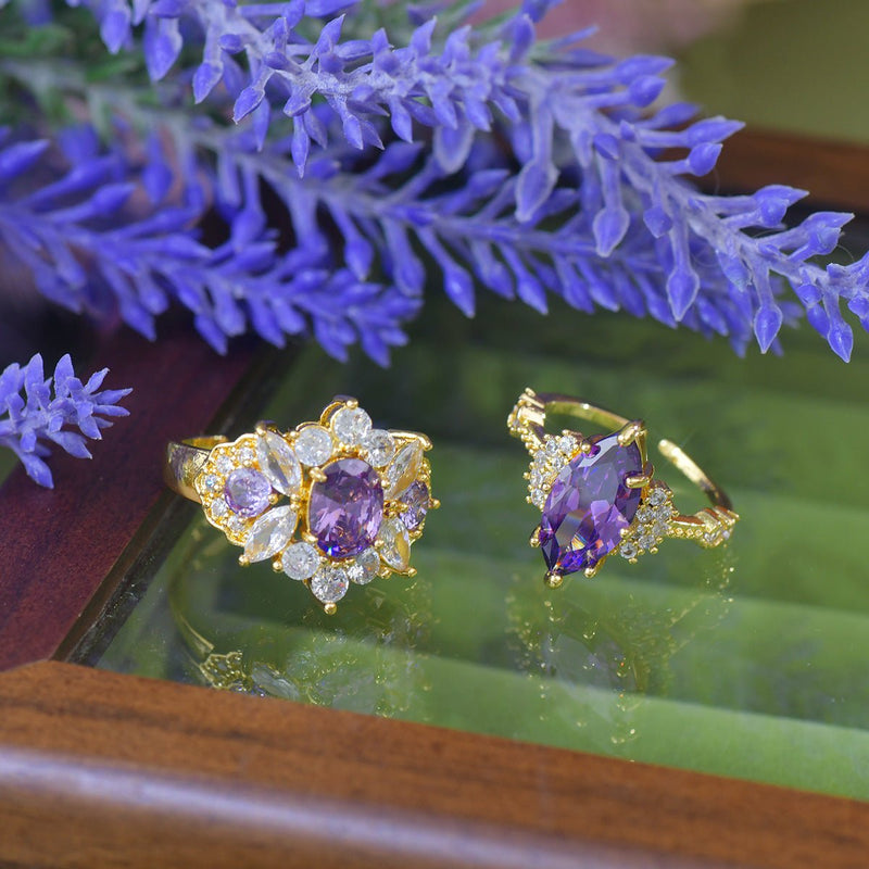 Marquise Amethyst Ring