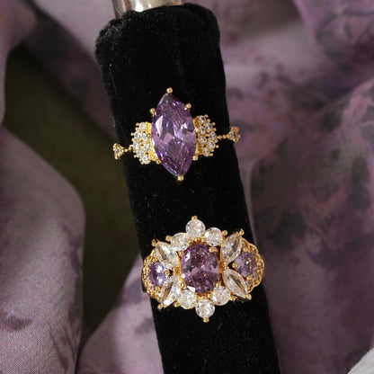 Marquise Amethyst Ring