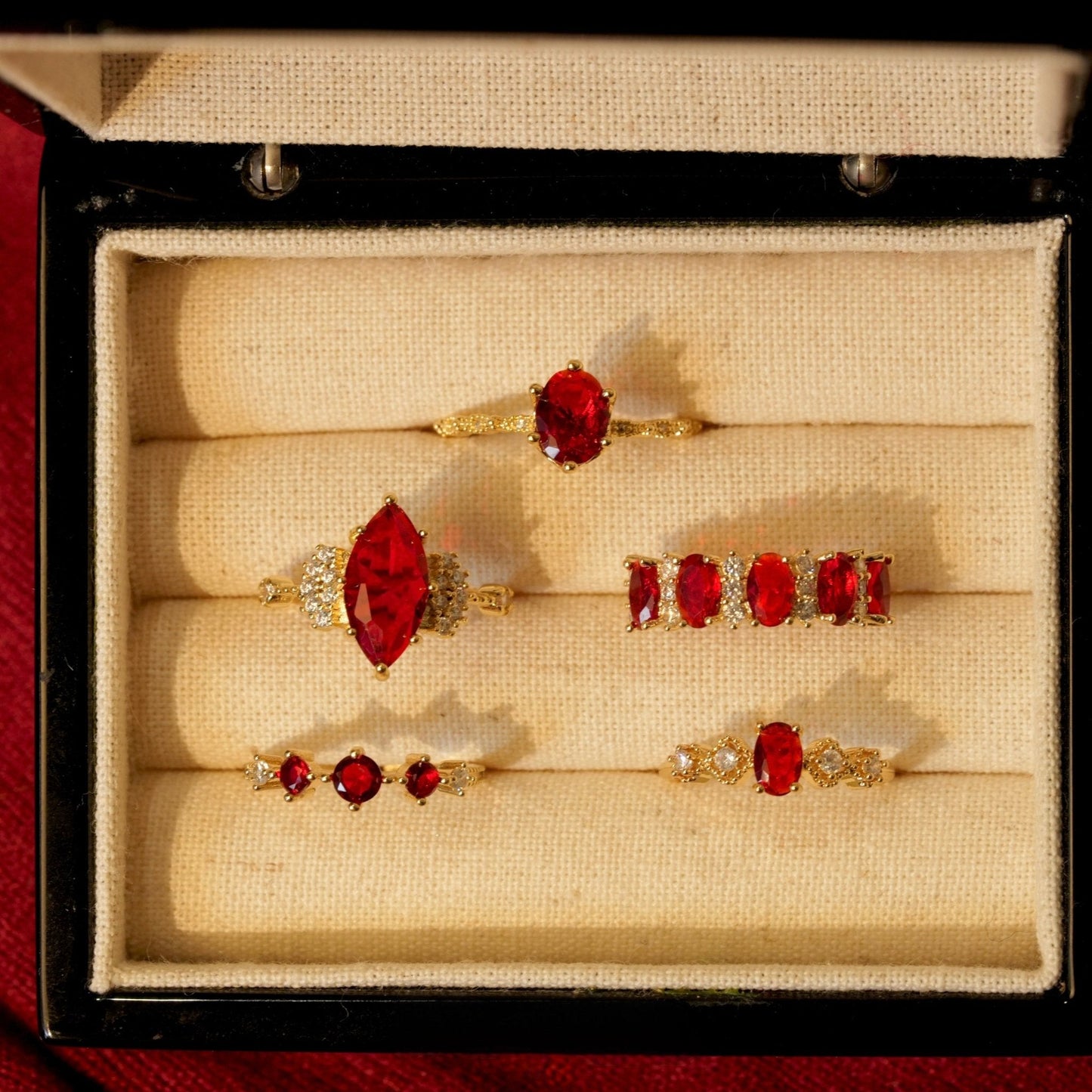 Marquise Ruby Ring