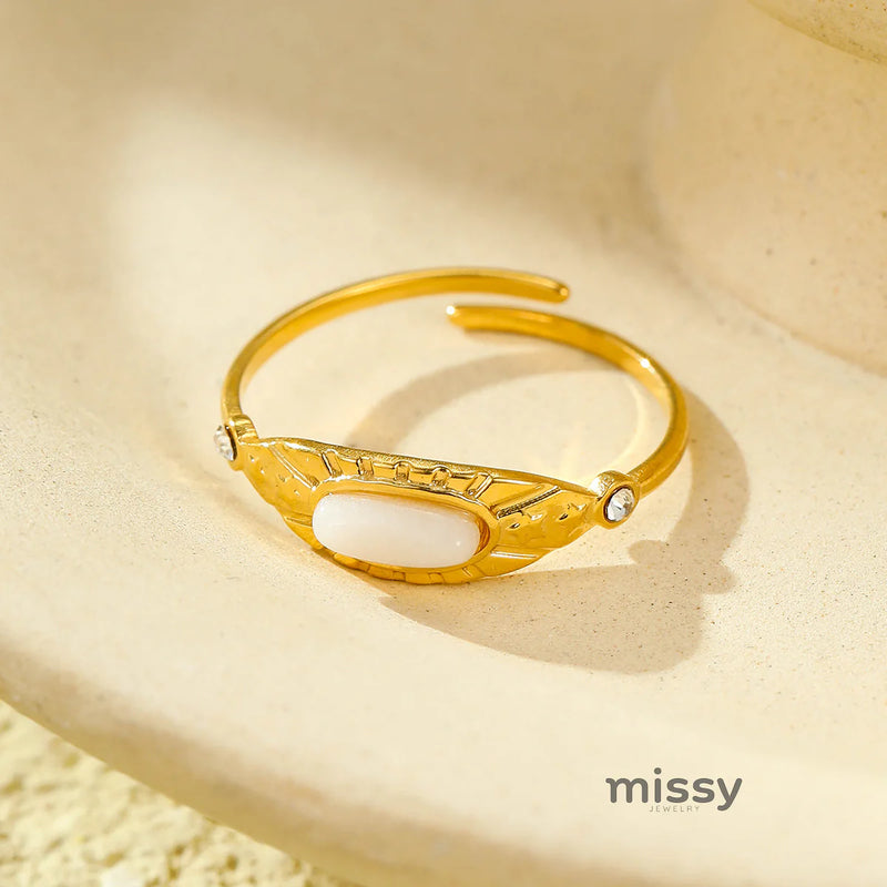 Brinlee Gemstone Open Ring