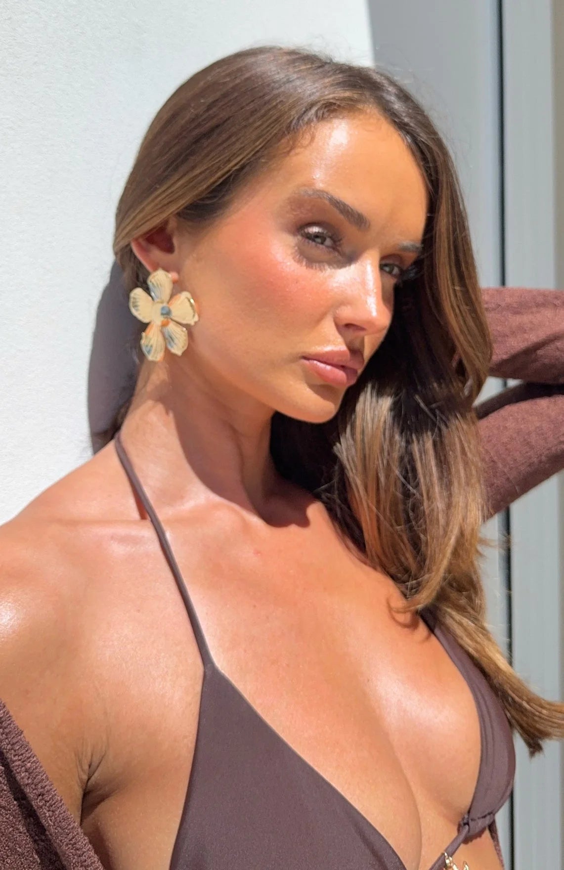 Ivyana Gold Bloom Earrings
