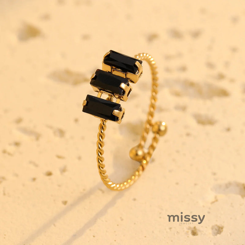 Karsyn Zircon Open Ring