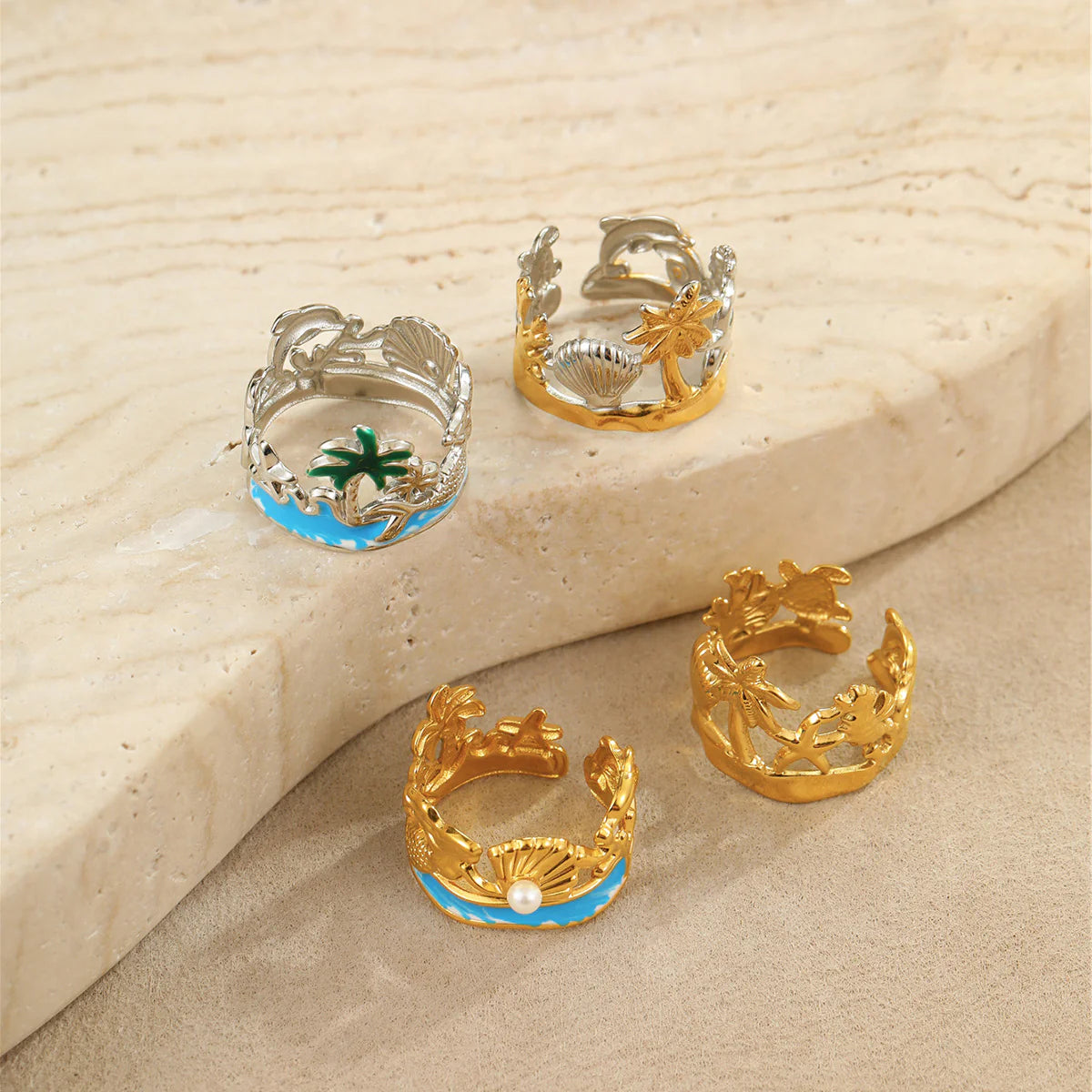 Mikaylah Mermaid Pearl Ring