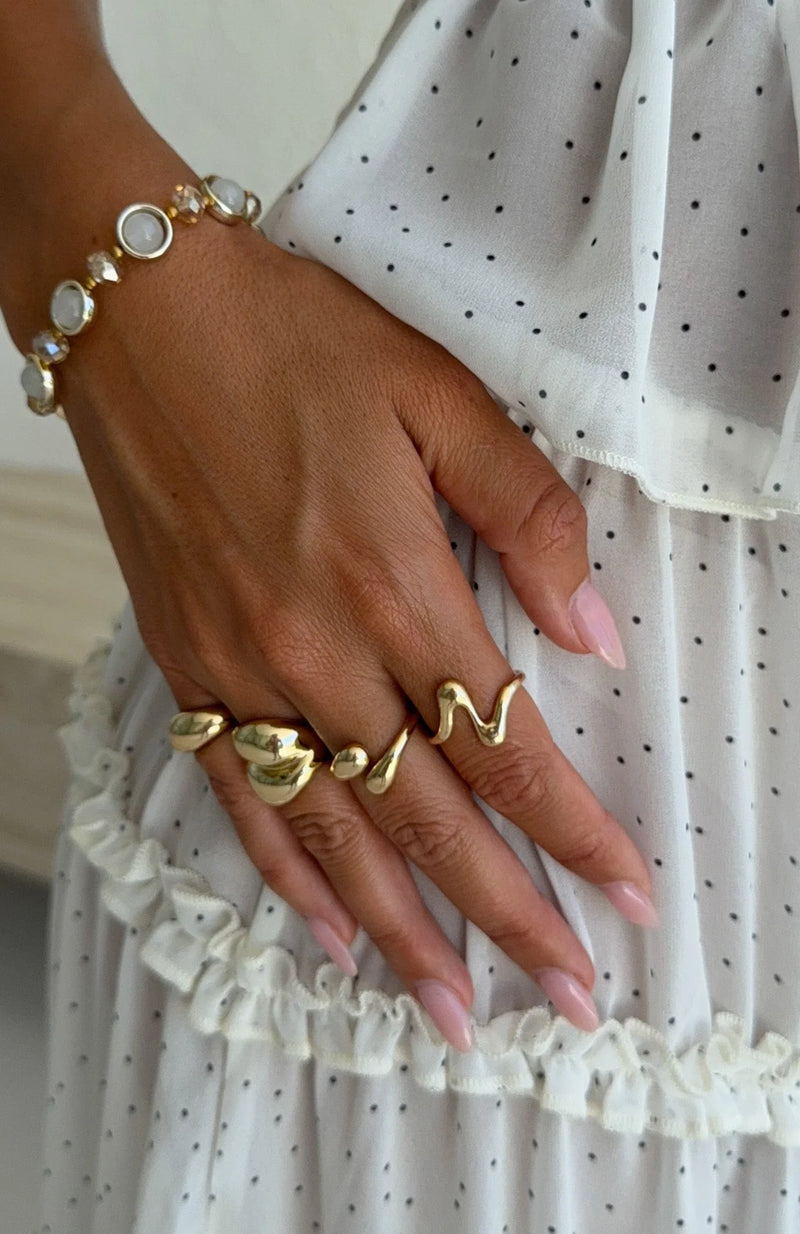 Niara Sculptural Stacking Ring Set