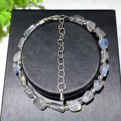 Mixed Crystal Chips Spiritual Healing Bracelet 6.3in