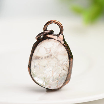Mixed Crystal Drop Pendant 1.2in | Healing Jewelry Balance