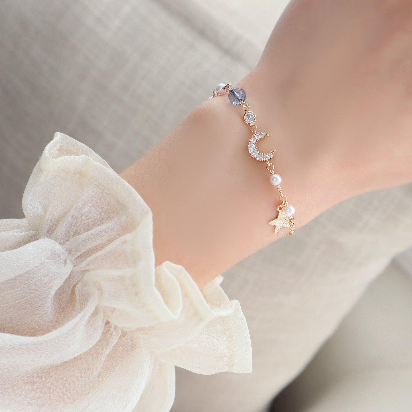 Skye Moon Star Bracelet