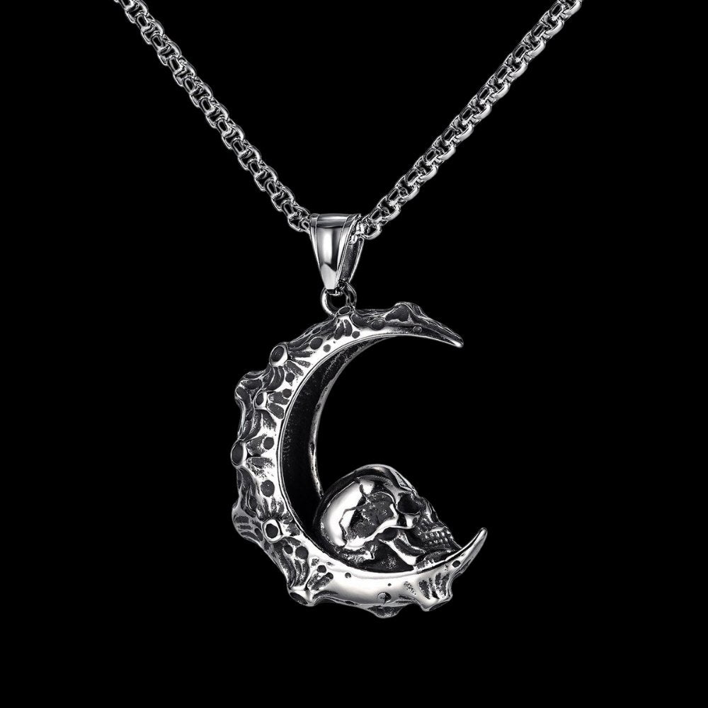 Moon Skull Pendant