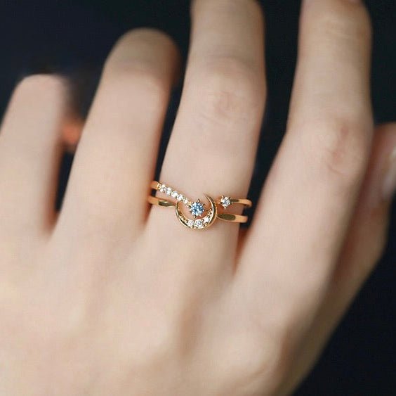 Moon Star Sonata Ring Set