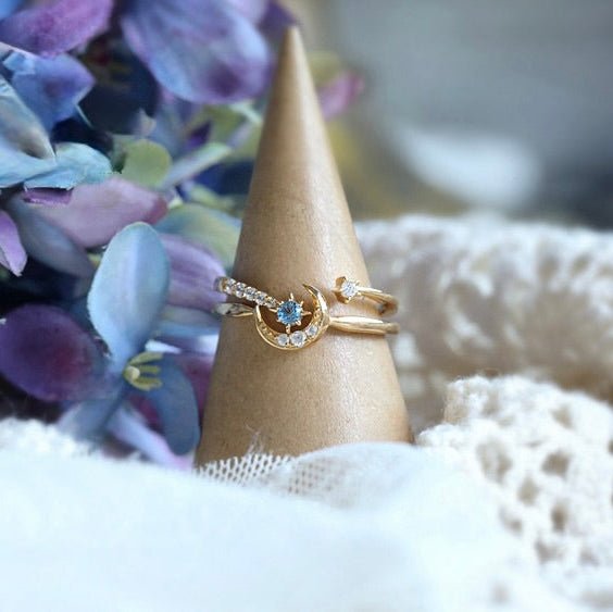 Moon Star Sonata Ring Set