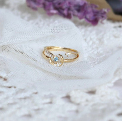 Moon Star Sonata Ring Set