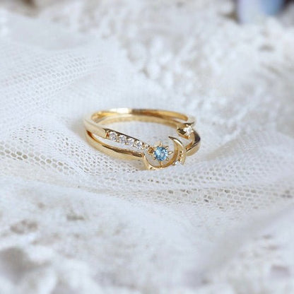 Moon Star Sonata Ring Set