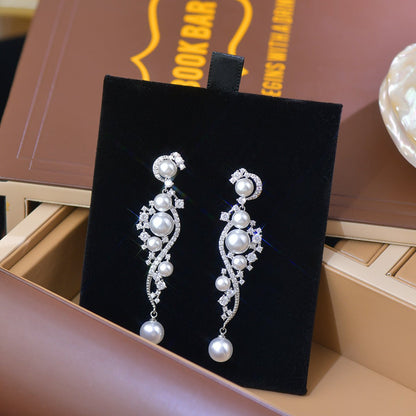 Moonlit Sonata Pearl Earrings