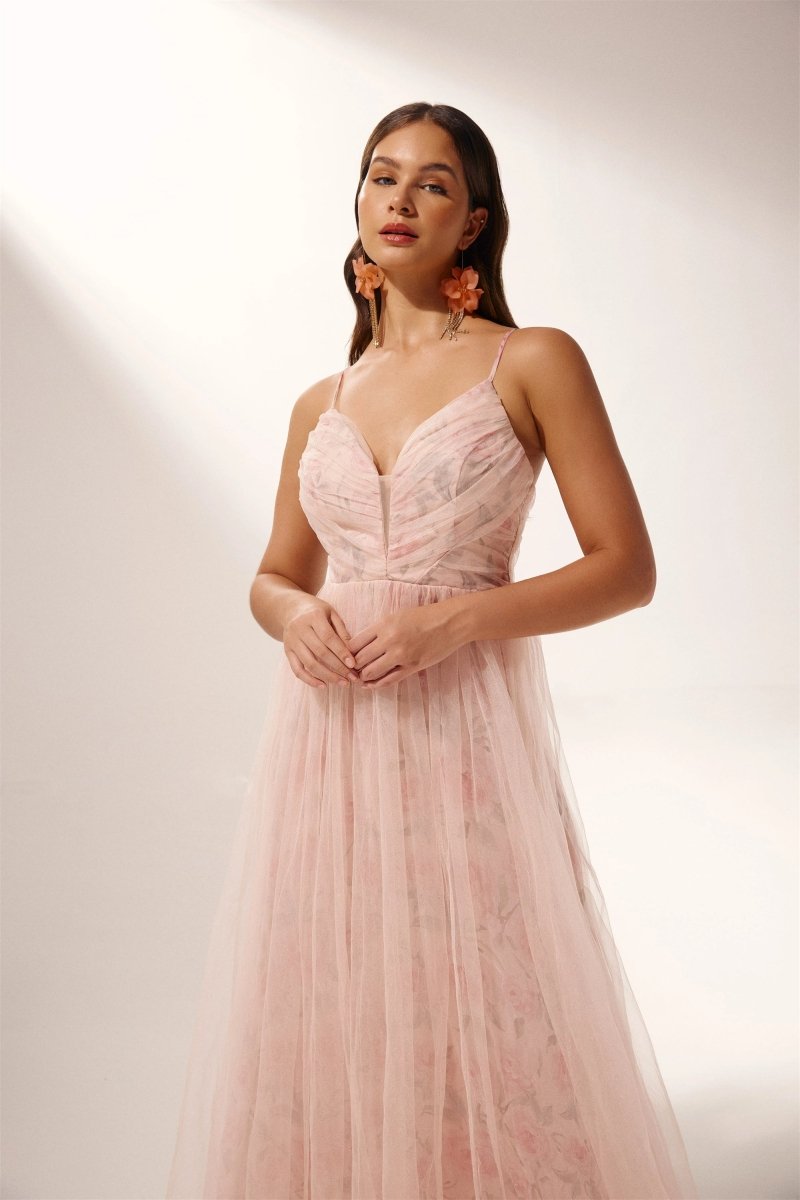 Natalie Tulle Maxi Dress