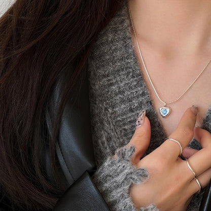 Ocean Heart Necklace