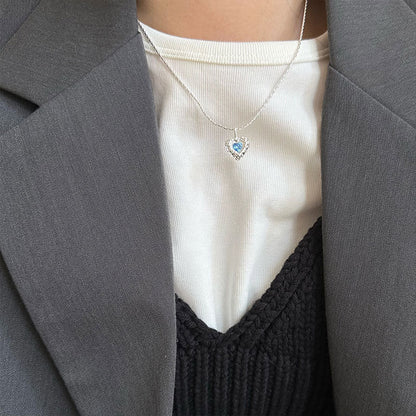 Ocean Heart Necklace