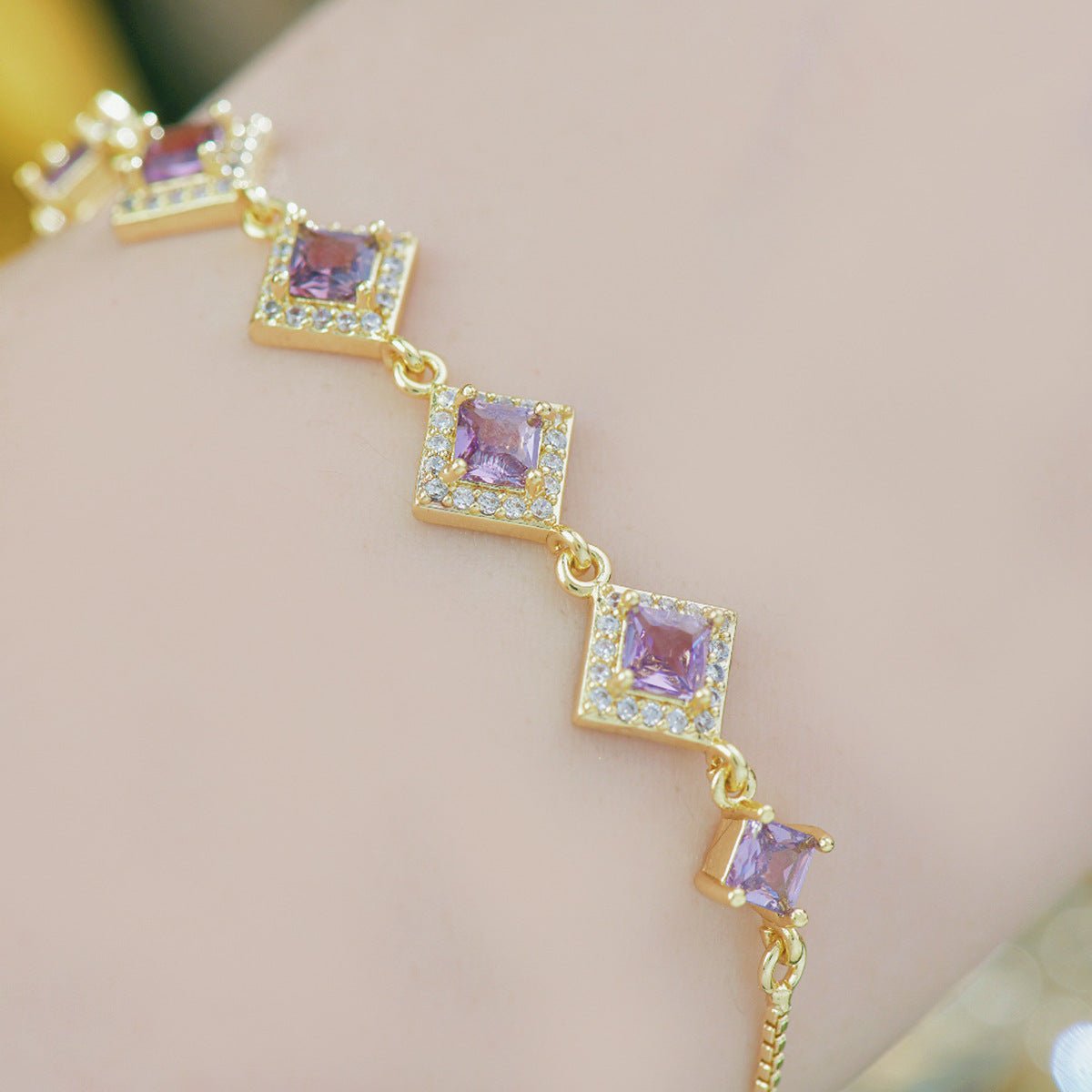 Ophelia Bracelet in Purple