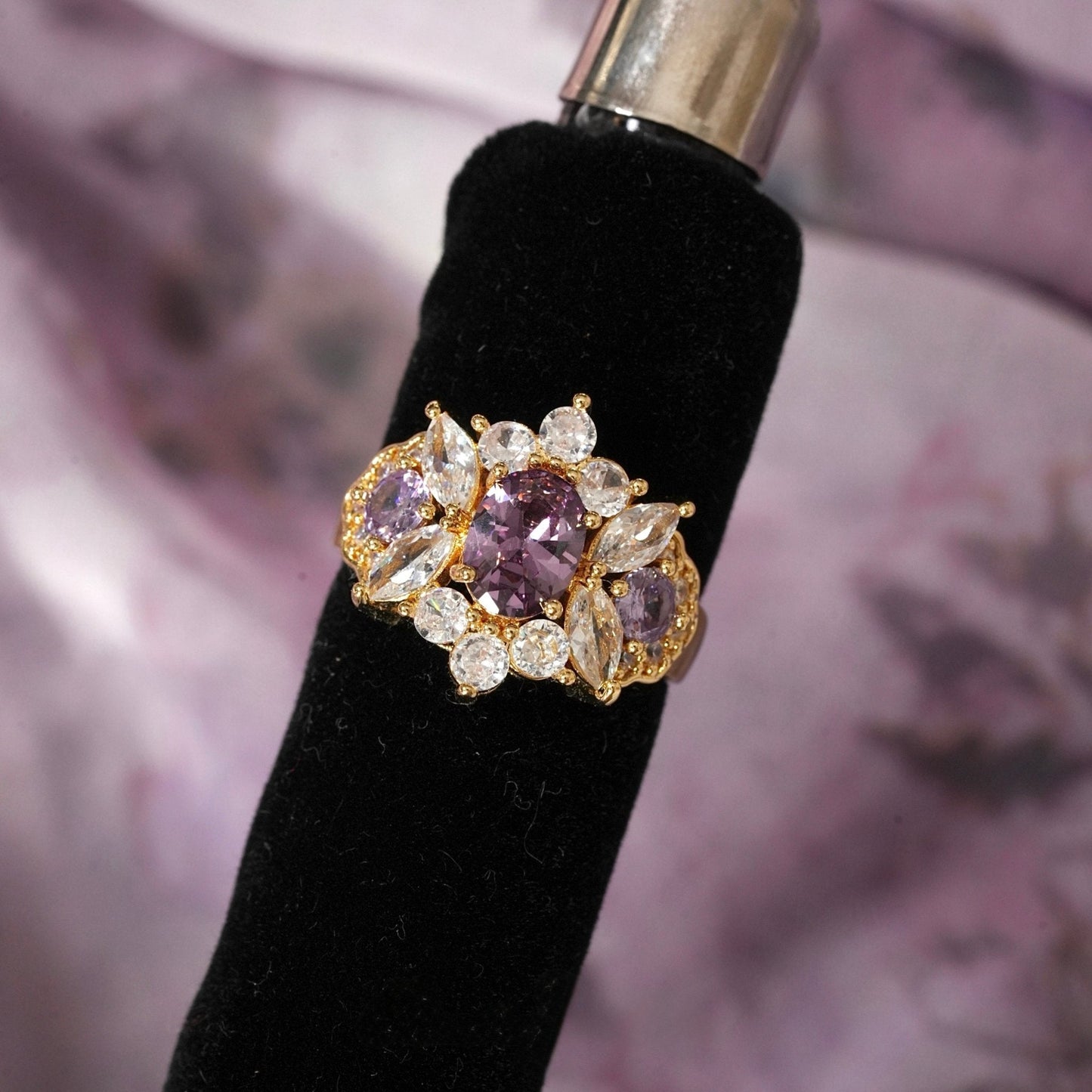 Opulent Amethyst Ring