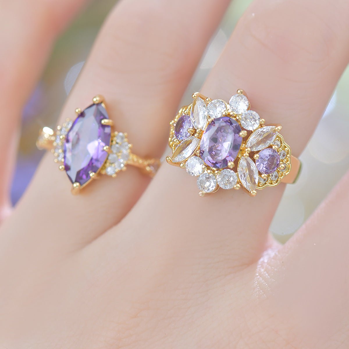 Opulent Amethyst Ring