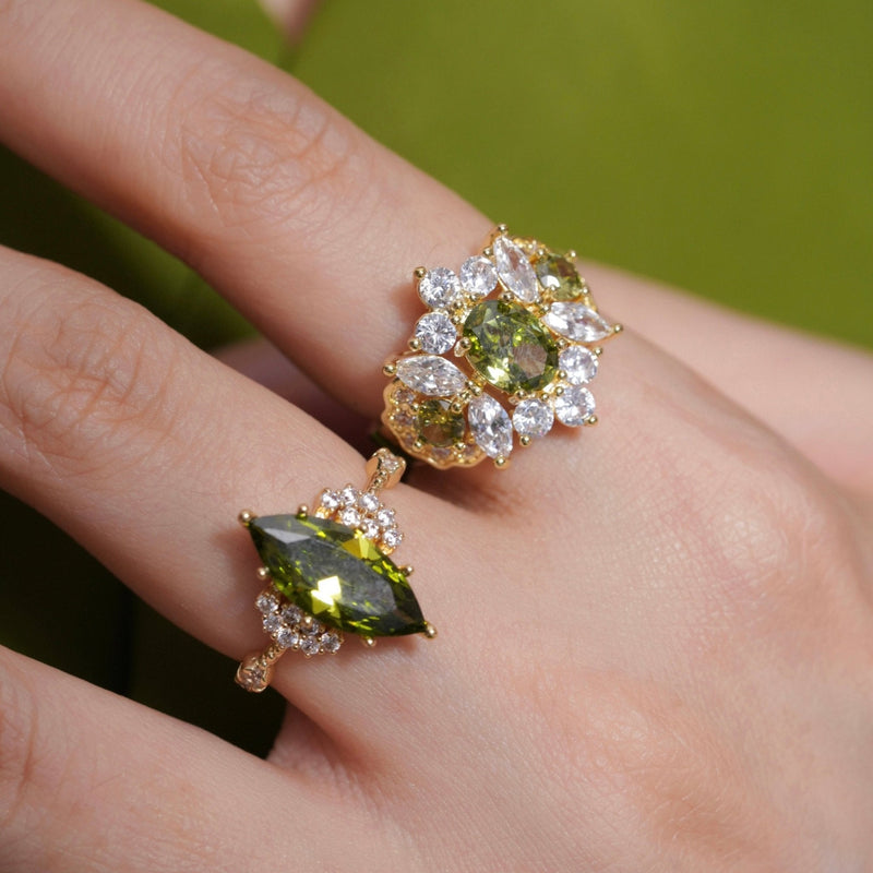 Opulent Peridot Ring