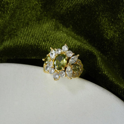 Opulent Peridot Ring