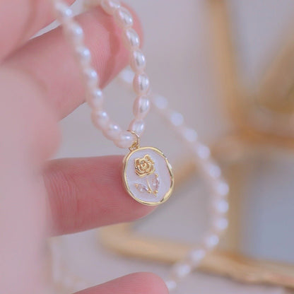 Roselyn Pearl Necklace